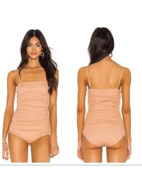 Free People On Your Side Bodysuit in Neutral Size Medium